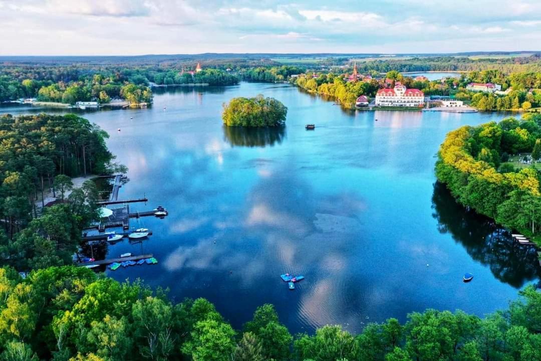 Lake Houselubniewice Domek Caloroczny Z Jacuzzi Blisko Jeziora Exterior photo